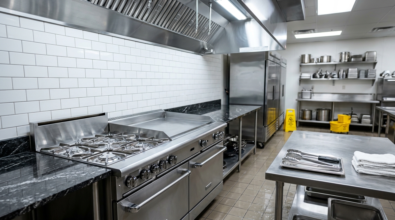Commercial and residential kitchen deep degreasing in Accra by Kleenit Ghana Limited